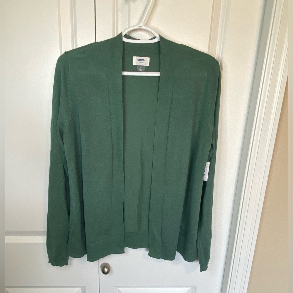 NWT Old Navy sage green open front cardigan sweater